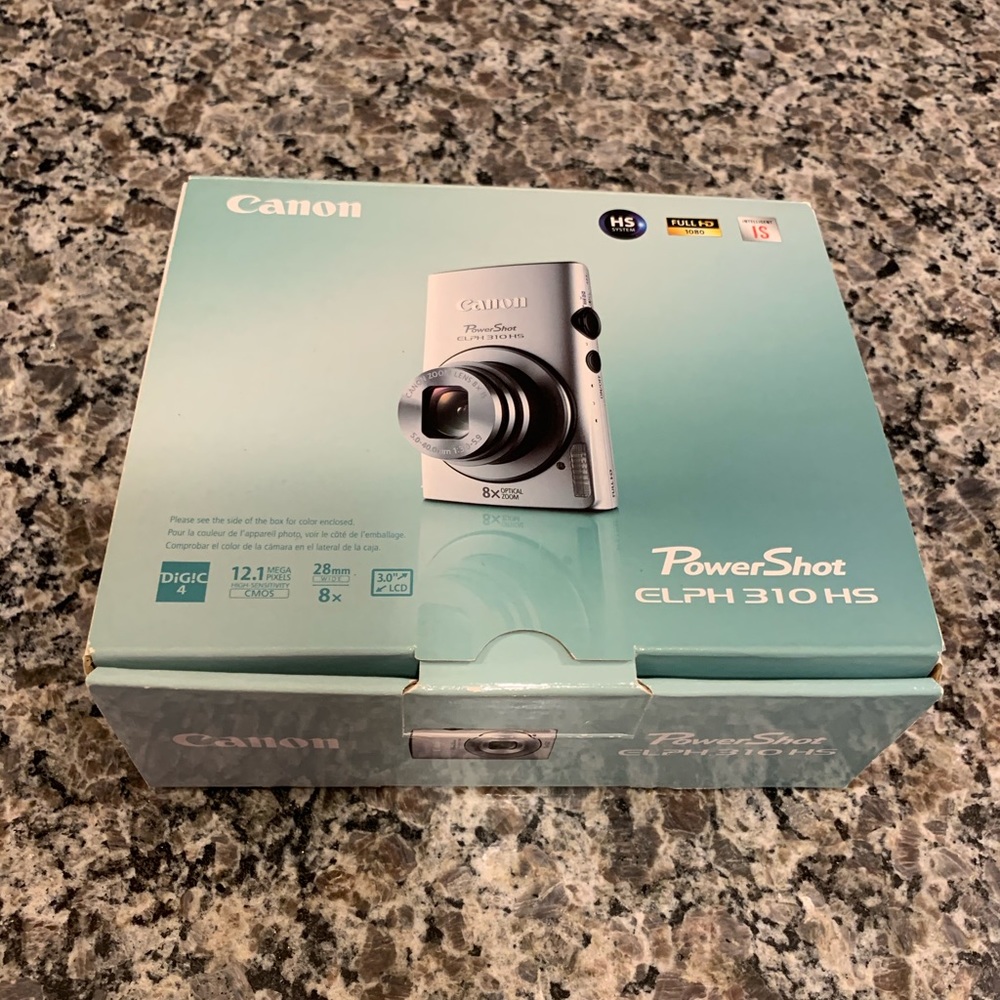 Canon Purple Powershot ELPH 310 HS Camera 📷